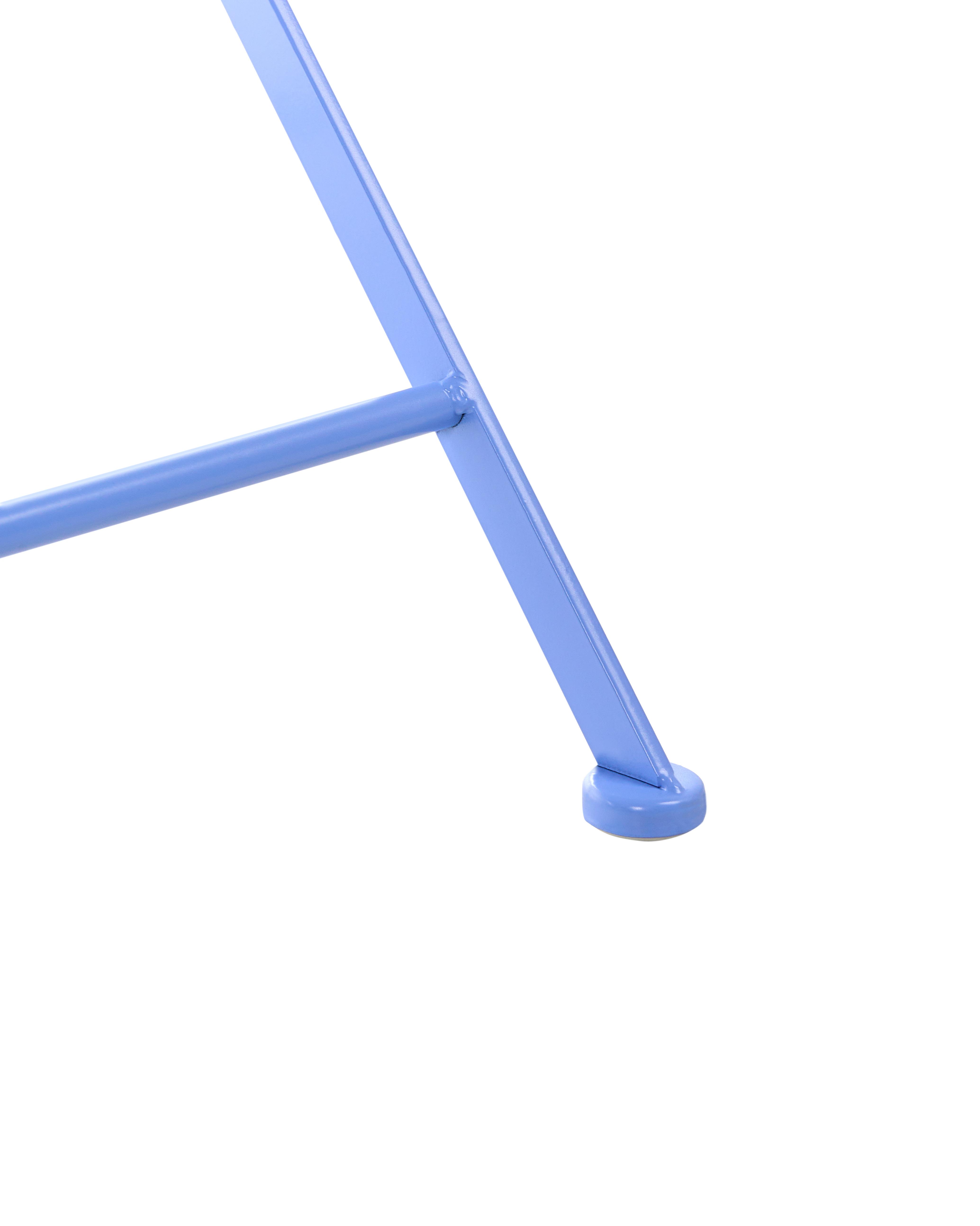 Set van 2 tuinstoelen ALBINIA Metaal Blauw