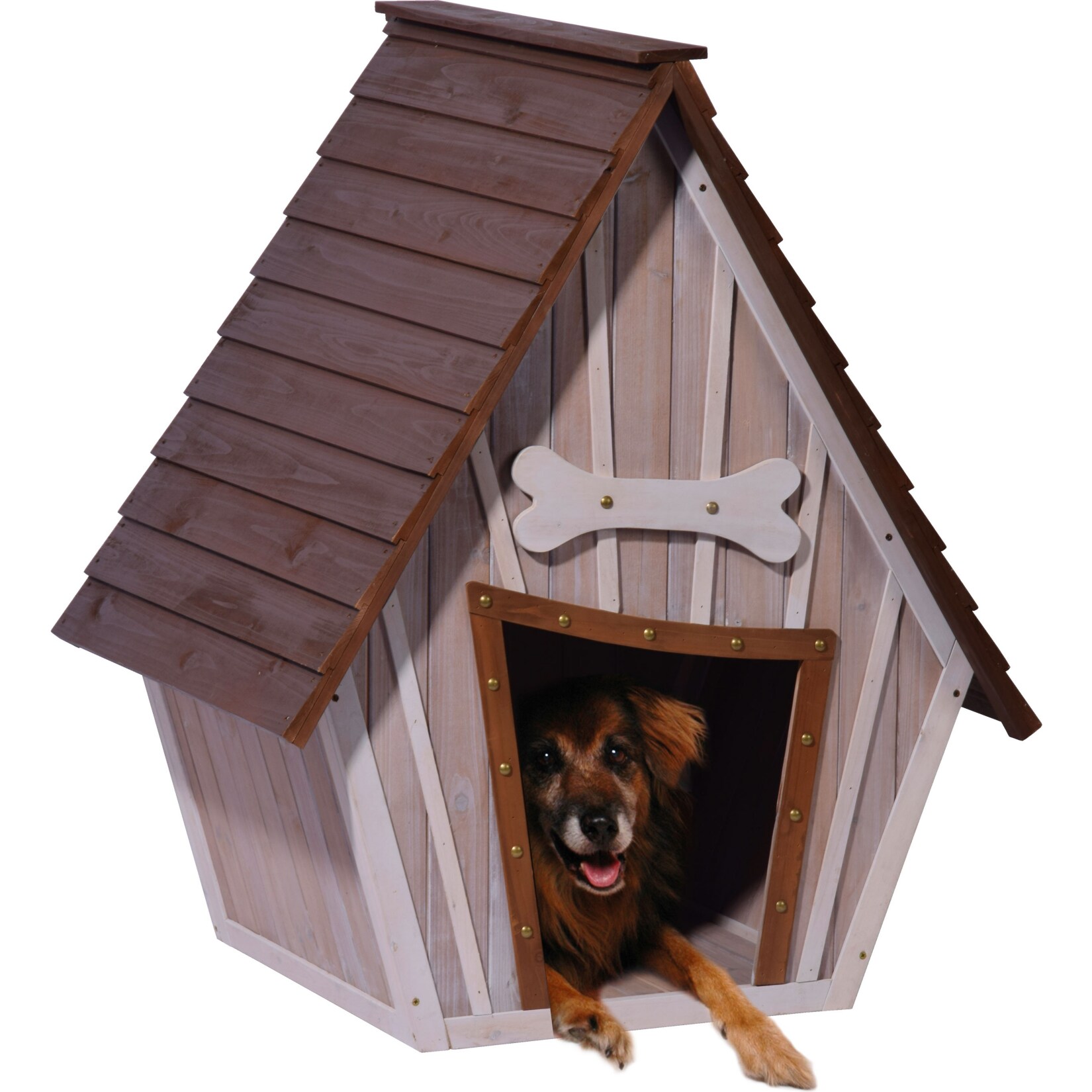dobar große Hundehütte mit entfernbarem Boden | ca. 90x77x109 cm