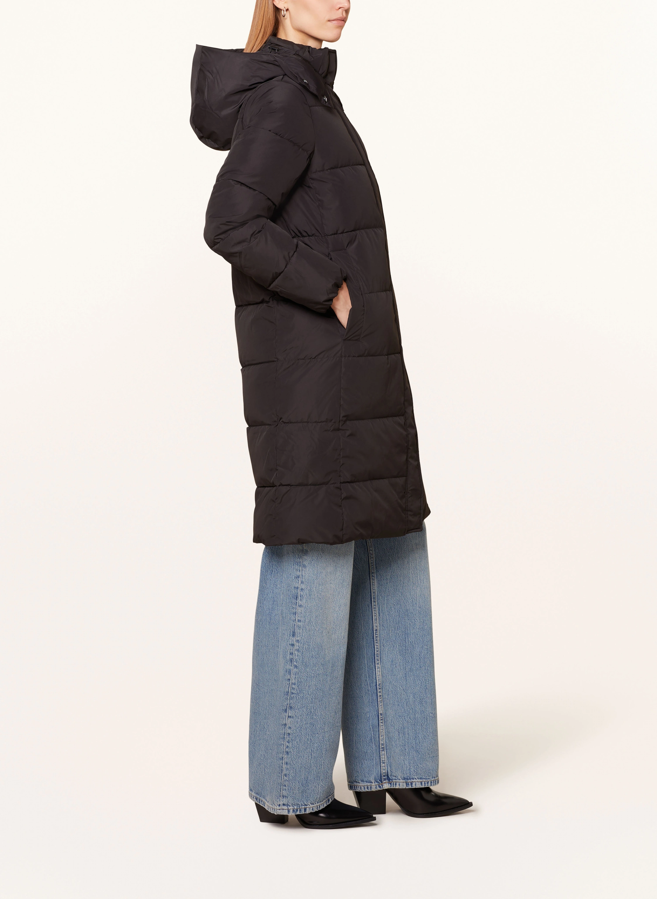 Calvin Klein Jeans Steppmantel mit abnehmbarer Kapuze