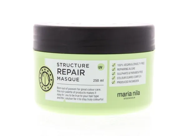 Maria Nila Structure Repair Masque til tørt og skadet hår 250 ml