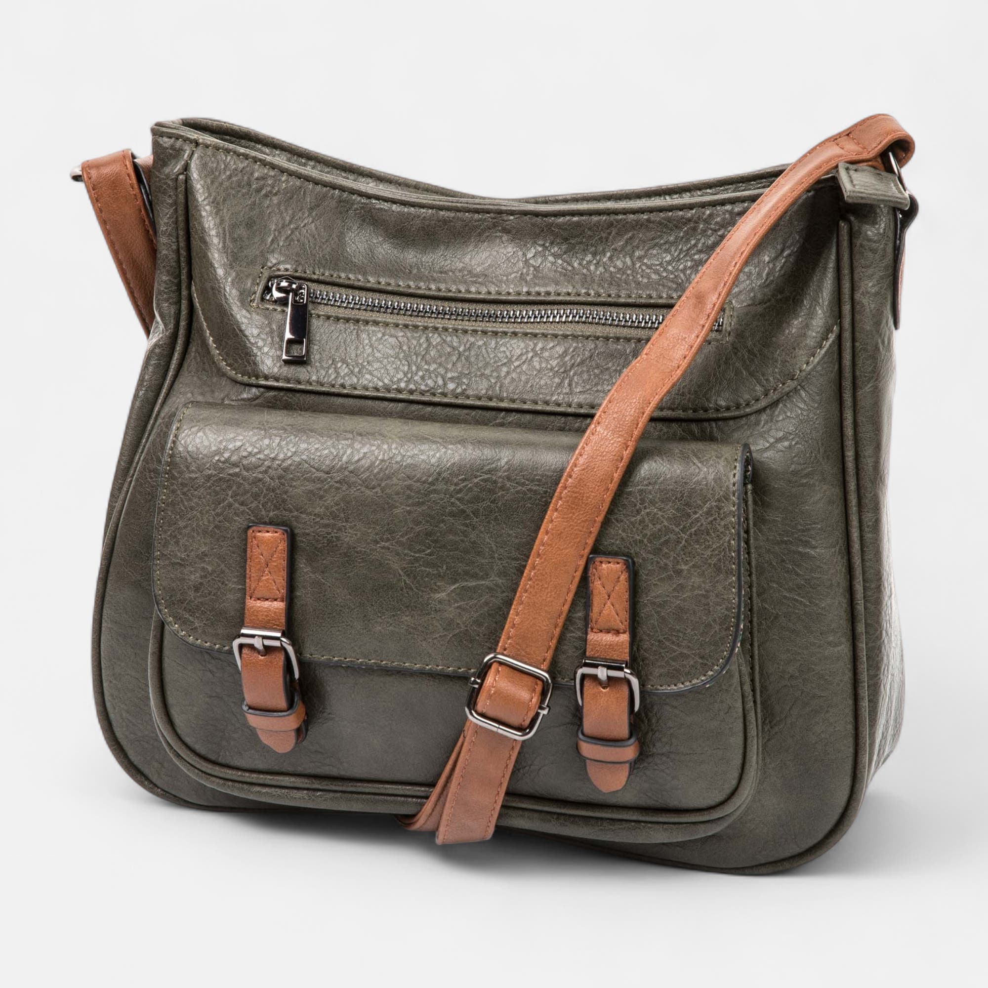 Sac bandoulière kaki