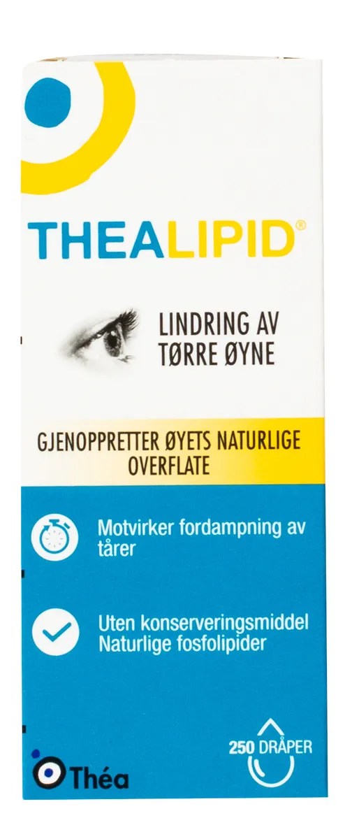 Thealipid øjendråber - 10 ml.