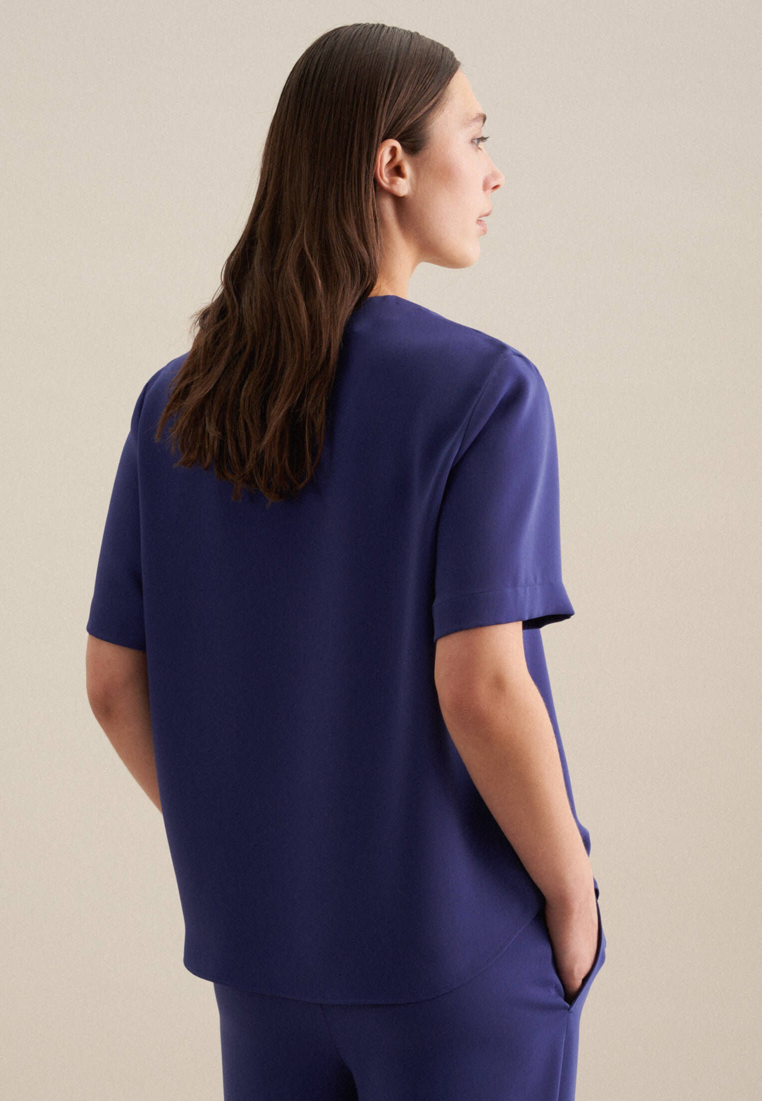 Seidensticker| Damen Shirtbluse Schwarze Rose