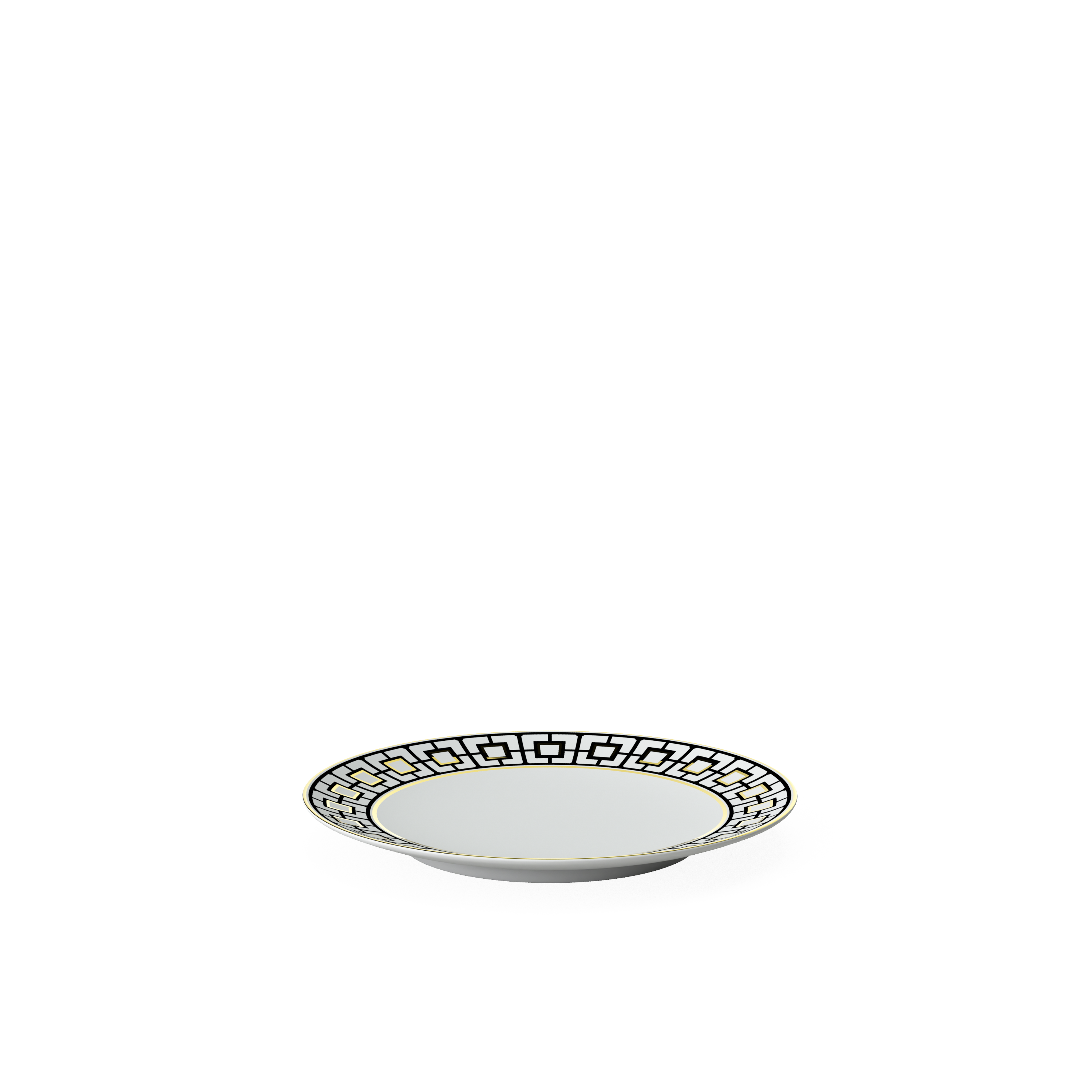 MetroChic Bread plate Multi-colored, 6.3'', Premium Bone Porcelain