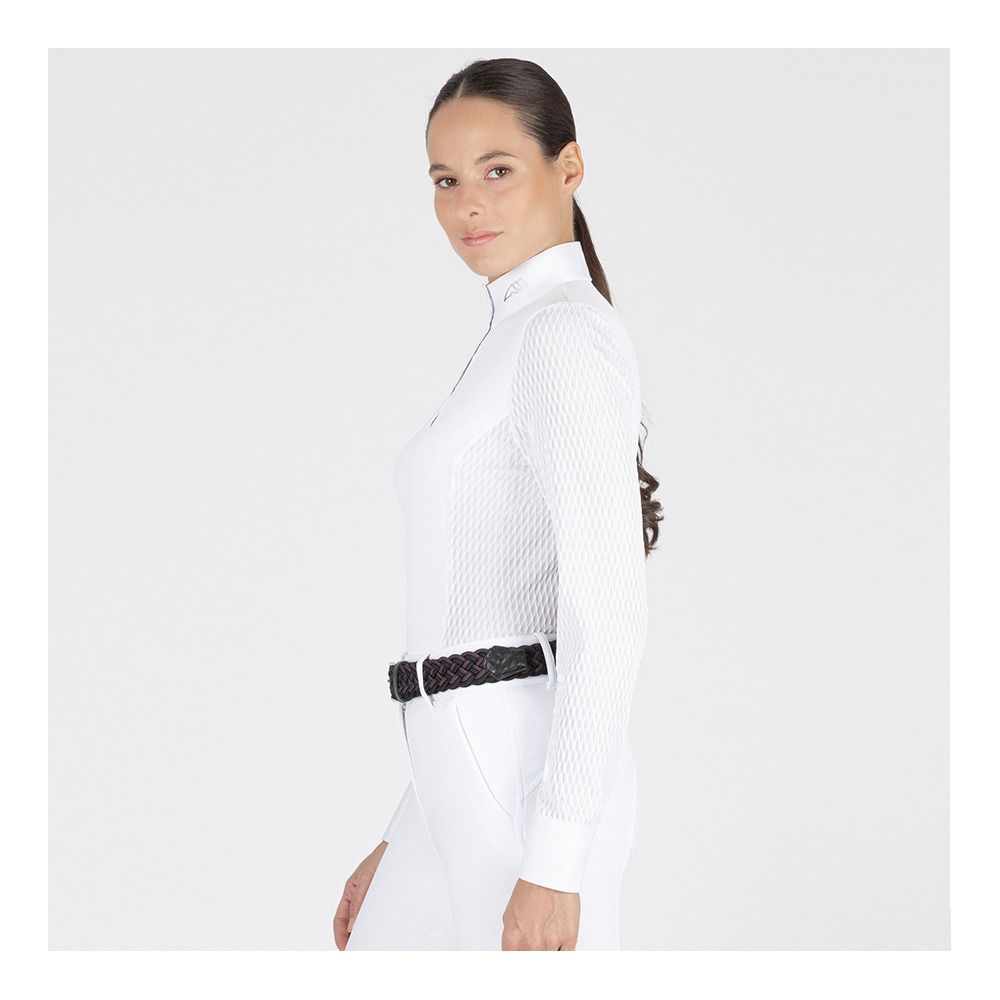 Equiline CATIC - Polo concours Femme white