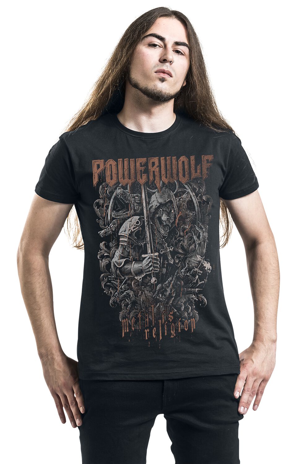 Knights And Wolves | Powerwolf T-Shirt Manches courtes