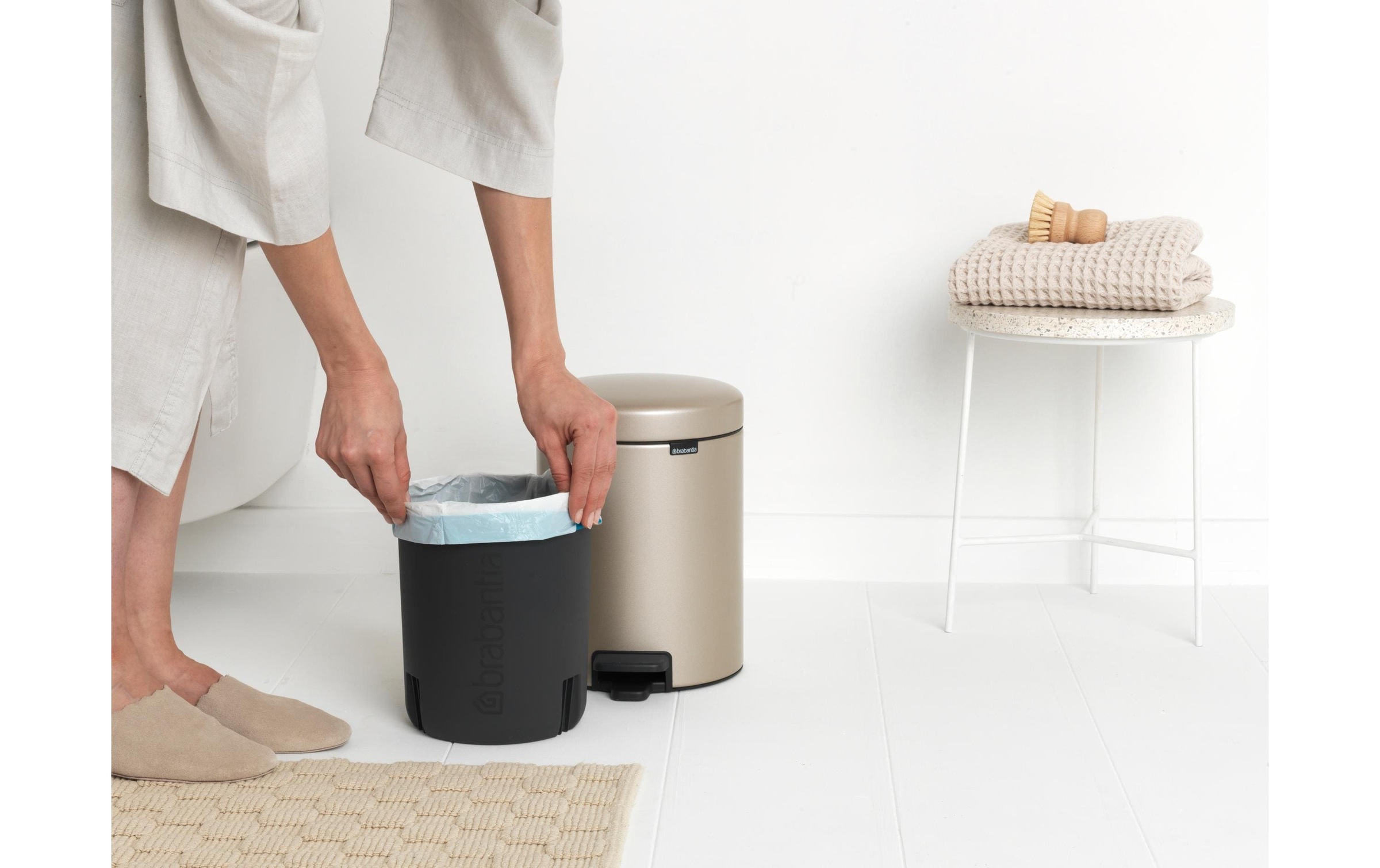 Brabantia Kosmetikeimer »NewIcon 5 l, Champagner« 1 Behälter