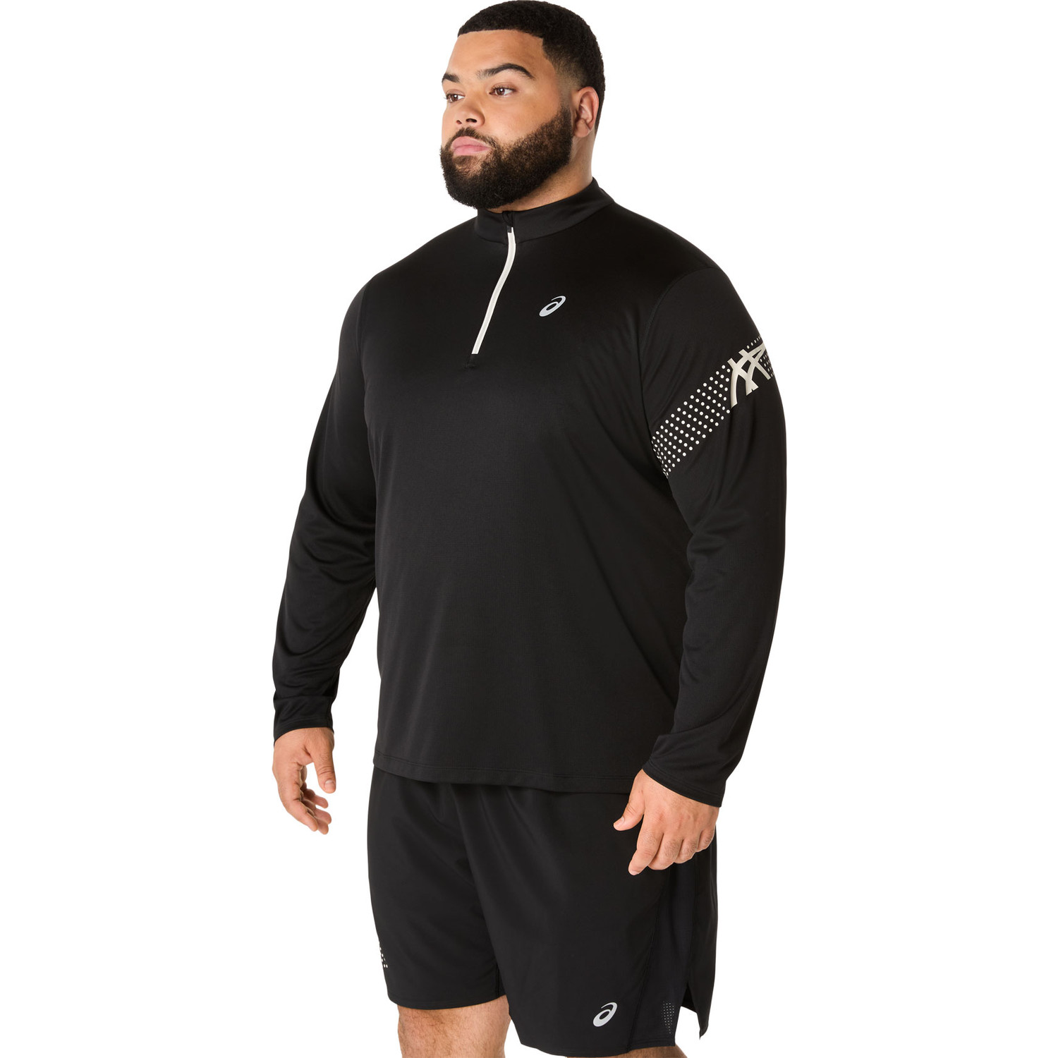 ASICS Icon Half-Zip Longsleeve T-shirt Heren