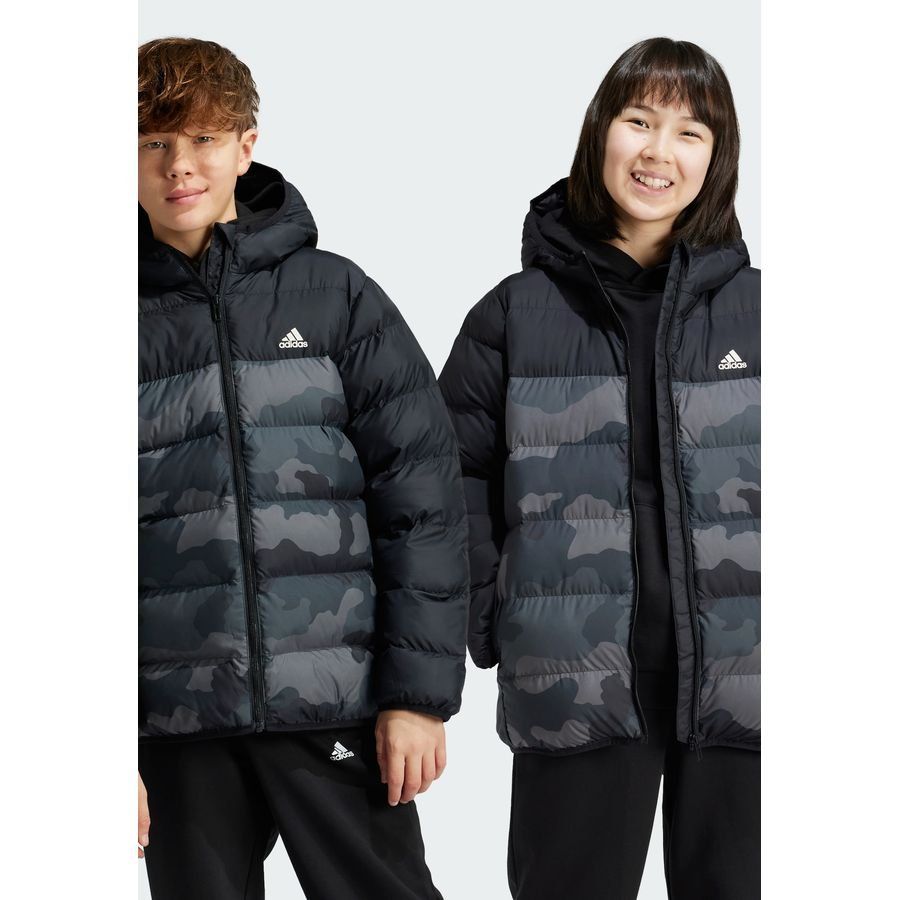 Adidas Synthetic Down Allover Print Jacket