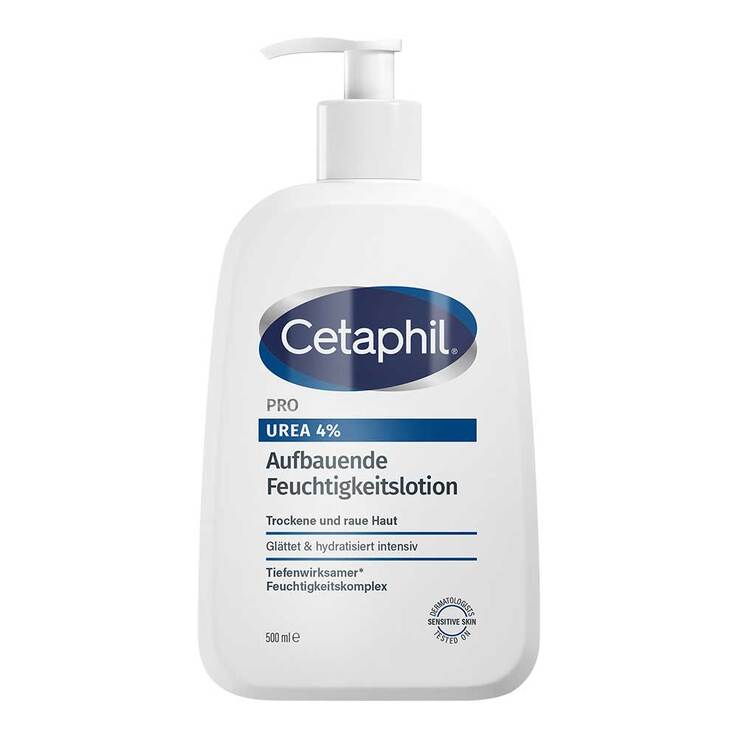 Cetaphil Pro Urea 4% aufbauende Feuchtigkeitslotion, 500 ml