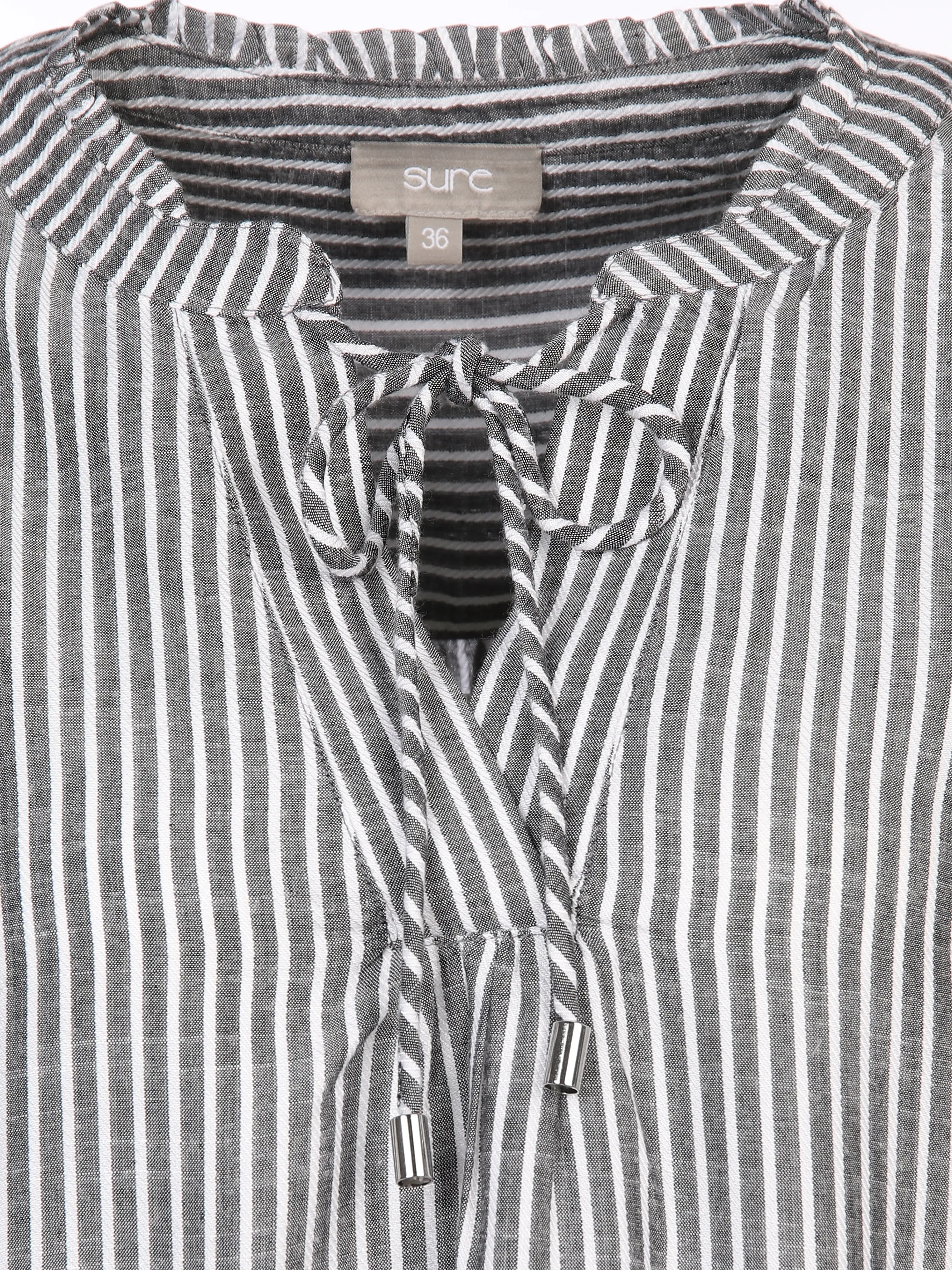 Damen Schlupfbluse mit Streifen