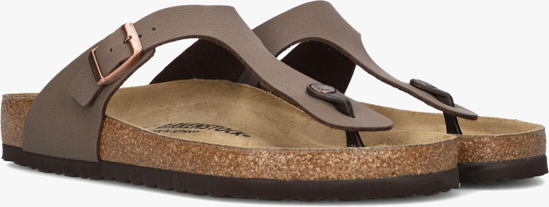 BIRKENSTOCK bruine birkenstock teenslippers gizeh heren