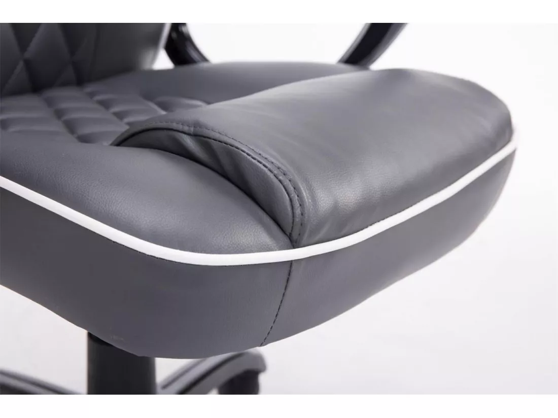Chaise de bureau - Similicuir & Plastique - Gris - BIG XXX