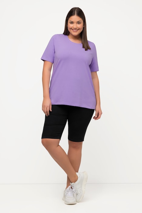 T-Shirt, A-Linie, Rundhalsausschnitt, Halbarm
