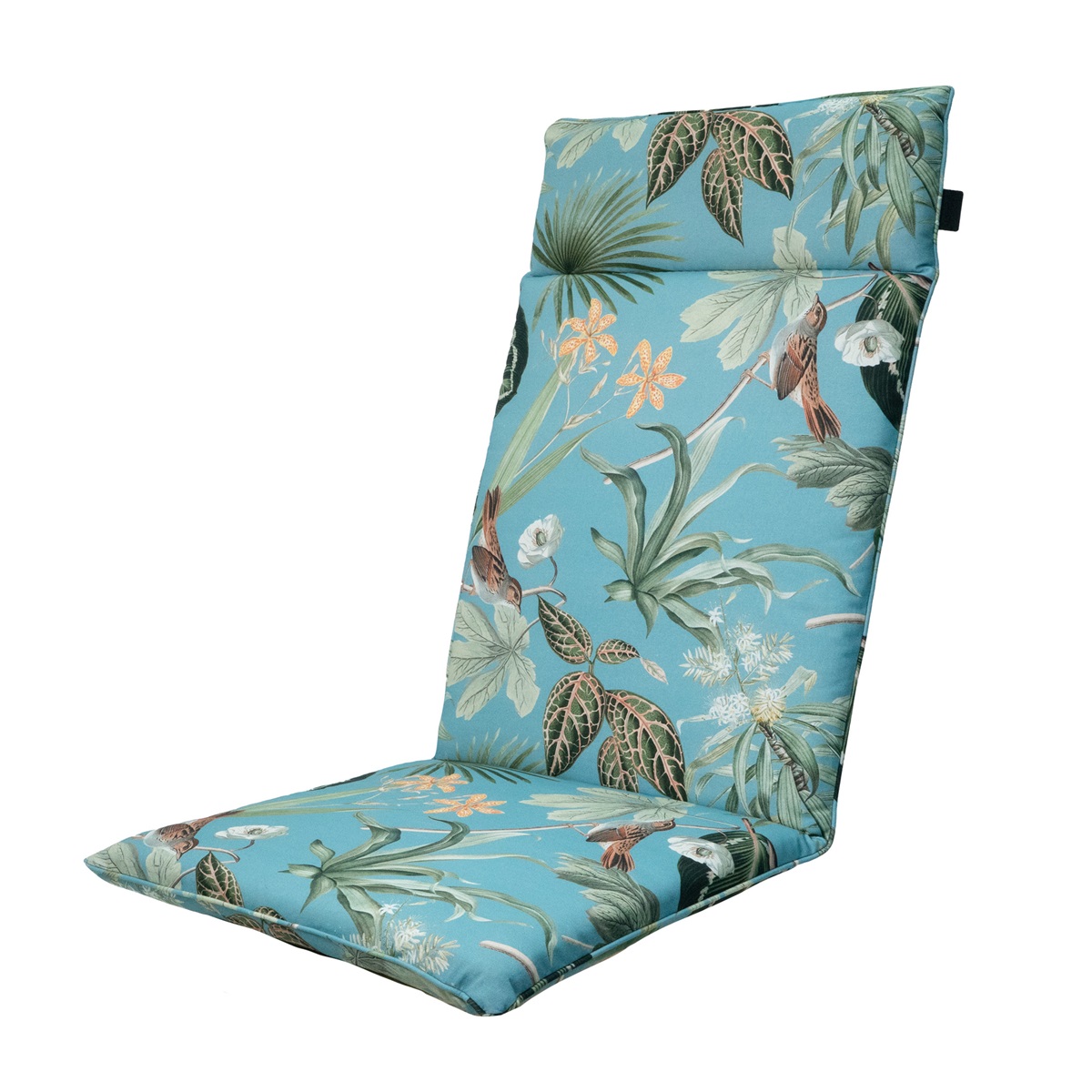 Madison Grasse aqua Tuinstoelkussen - Set van 4