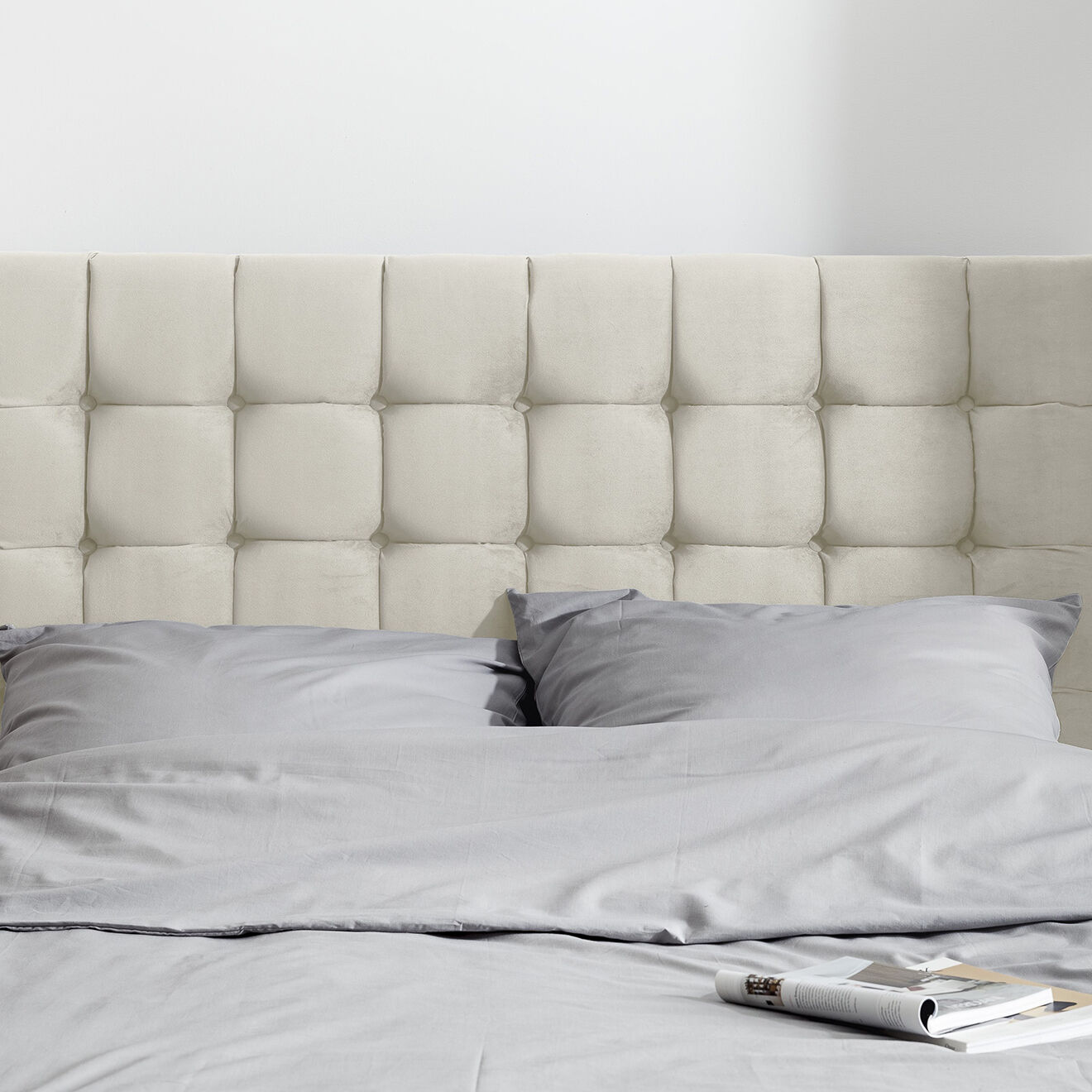 Kooko Home Tête de lit Ré crème - 160x120 cm