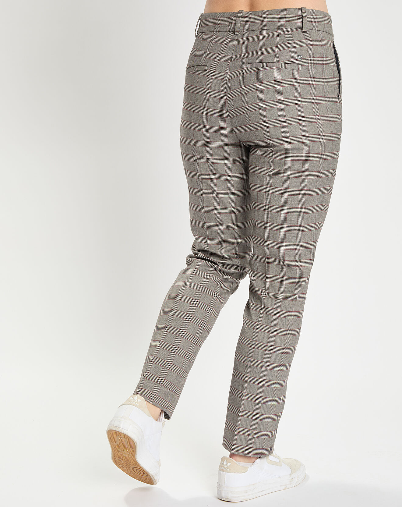 Tommy Hilfiger Pantalon de tailleur Check à carreaux gris