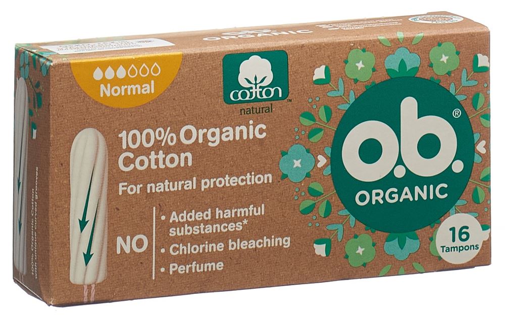 OB Organic<br>16 Stück, Box, Normal