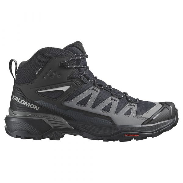 Salomon X-ultra 360 Mid Goretex Hiking Boots Preto,Cinzento 44 2/3 Homem