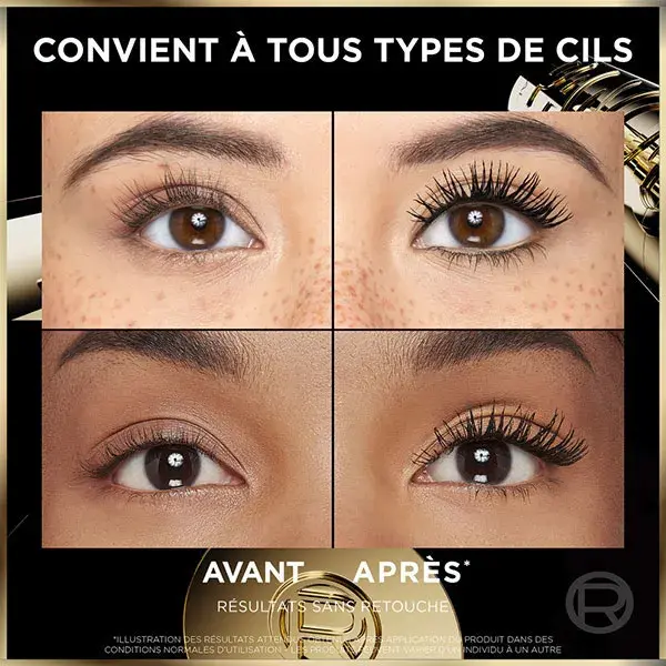 Máscara para cílios L'Oréal Paris Panorama Volume Million Lashes, marrom, 10,5ml