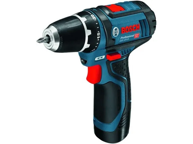 Bosch GSR 12V-35 FC Professional - Bor/driver - ledningfri - 2-hastigheders 10 mm - 35 N·m - 2 batterier - 12 V -