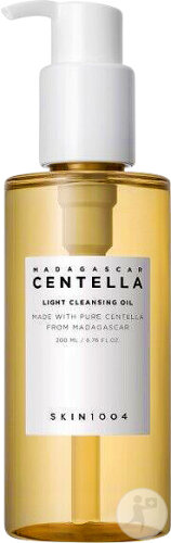 SKIN1004 Huile Nettoyante Légère Centella De Madagascar Flacon Pompe 200ml