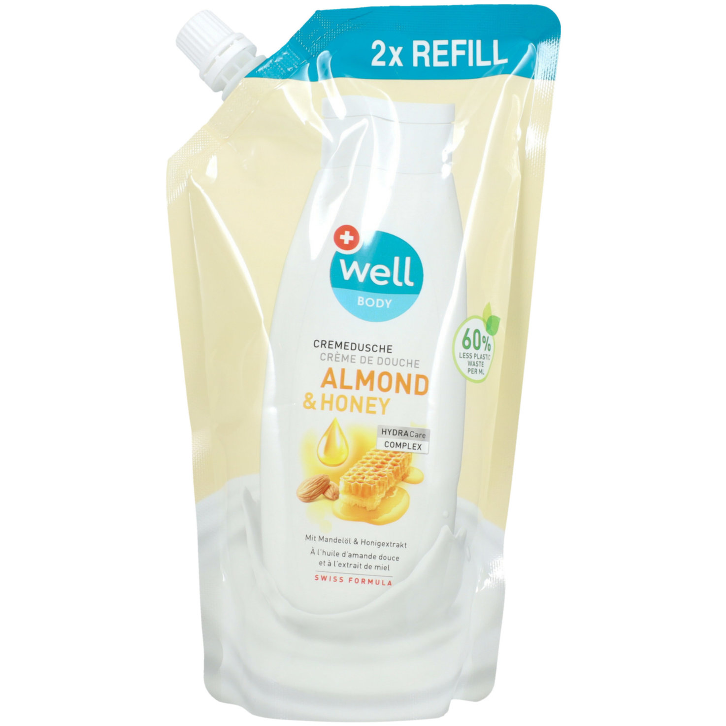 well Dusch Almond & Honey Refill
