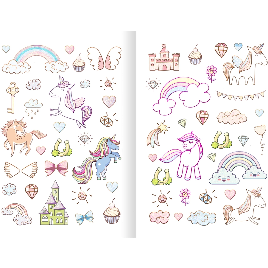 arsEdition Glitzerspaß Einhorn Sticker