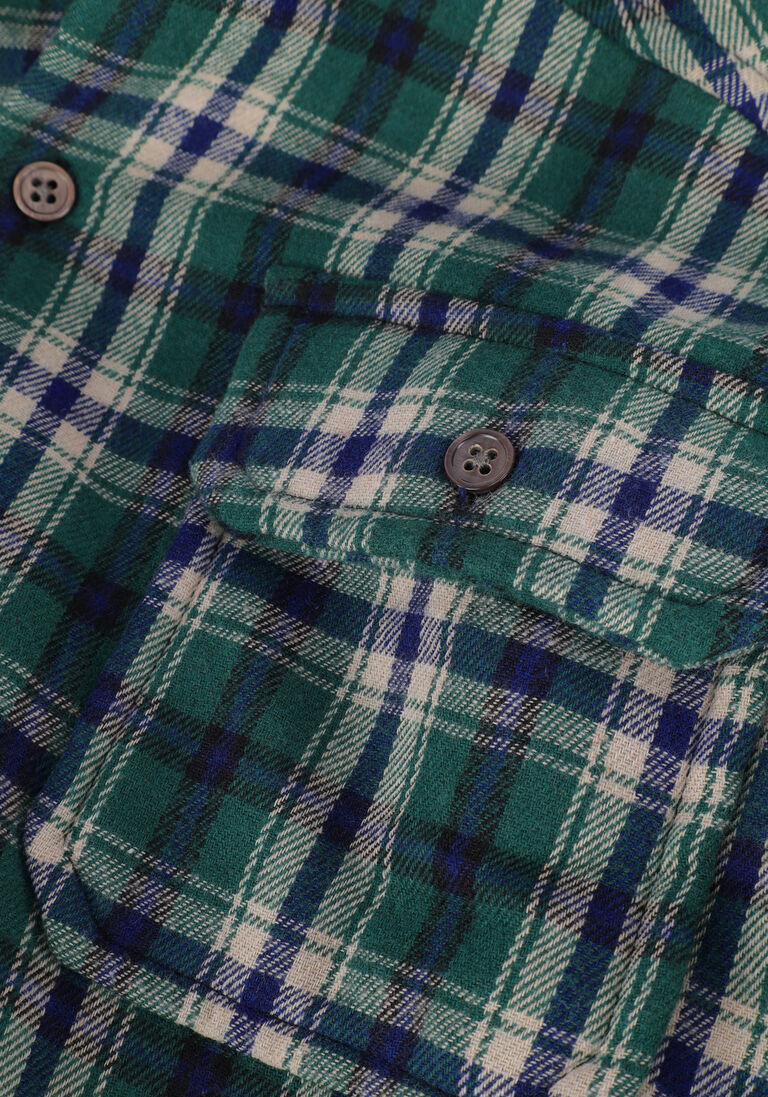 WANDER & WONDER groene wander & wonder overshirt camper shirt