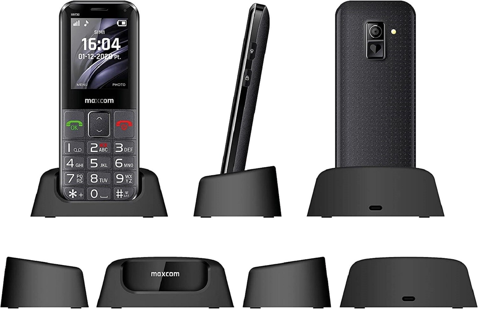 MAXCOM MM 730 Handy 2G Bluetooth Taschenlampe SOS-Taste