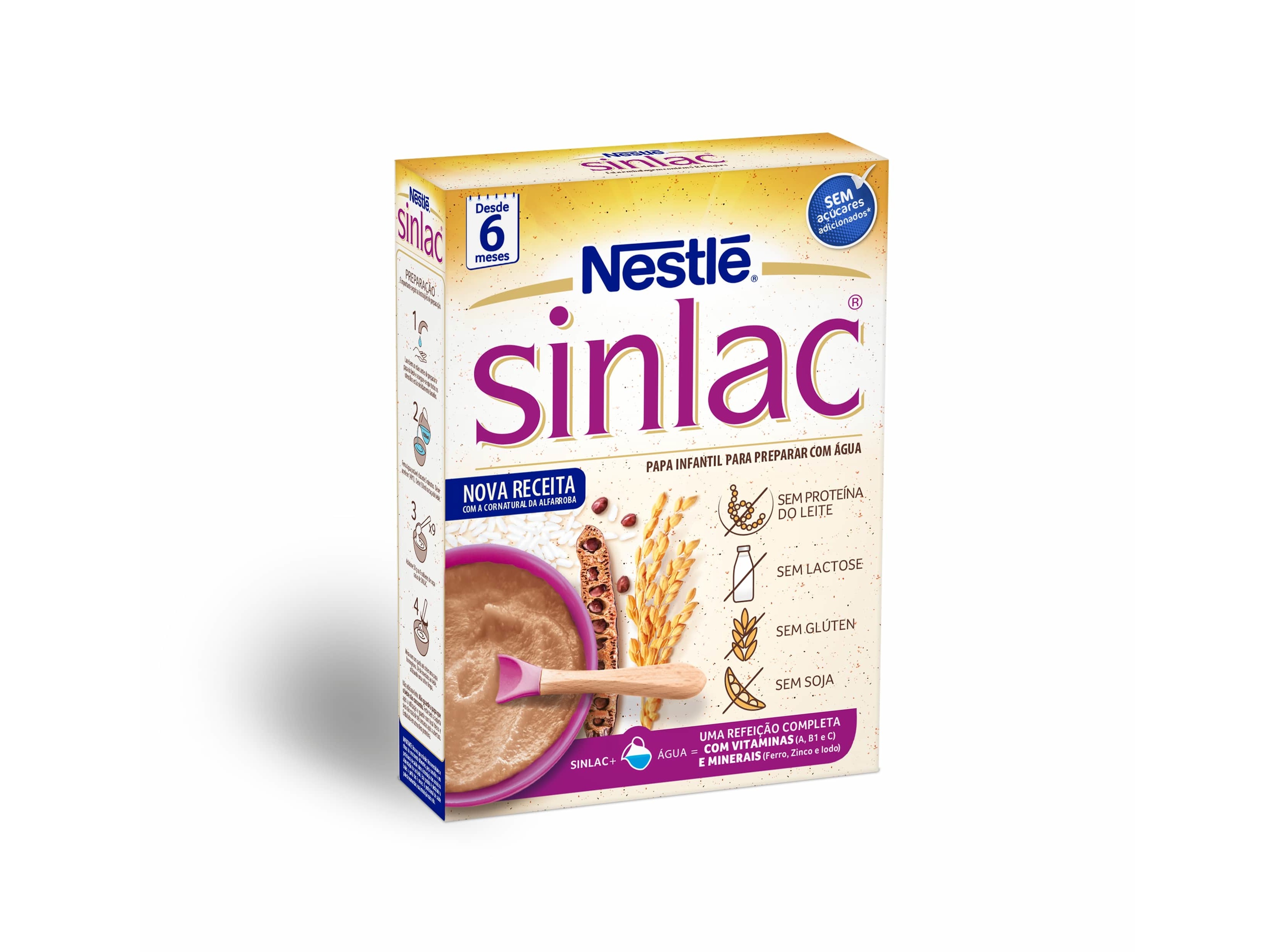 PAPA NESTLÉ SINLAC EXPERT NÃO LACTEA 250G
