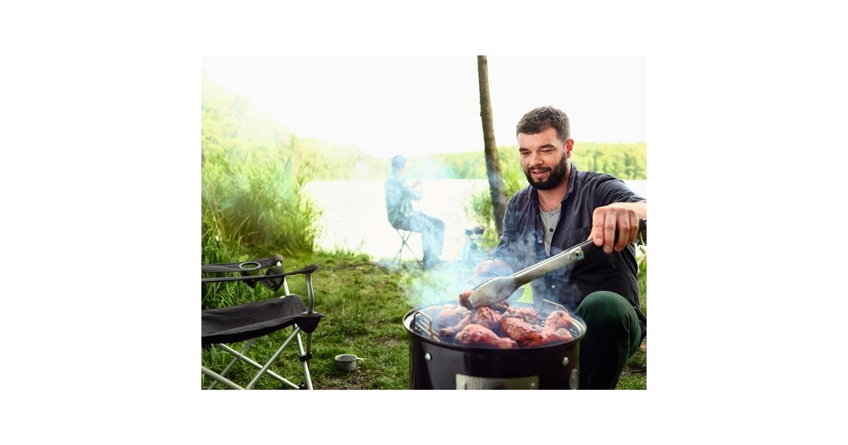 WeberSmokey Mountain Cooker 57 cm rookbarbecue smoker  (Zwart)
