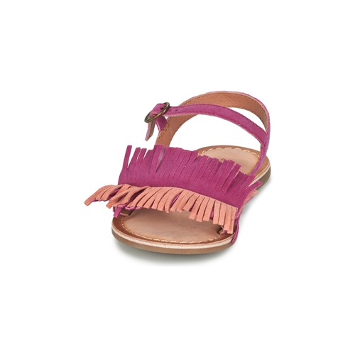 Kickers - DIXFROUFROU KID - Fuchsia / Corail