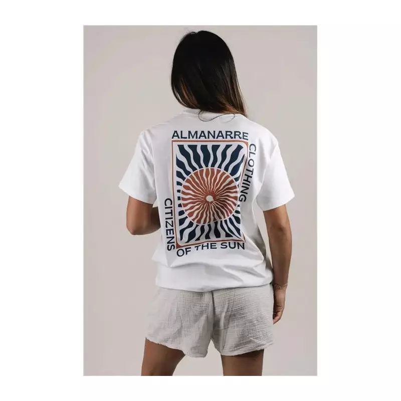 Teeshirt ALMANARRE CLOTHING Citizen Blanc