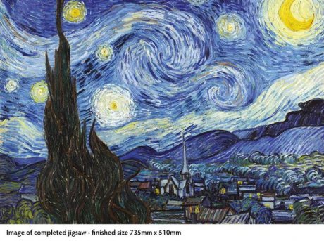 Adult Jigsaw Puzzle Van Gogh: Starry Night: 1000-Piece Jigsaw Puzzles - 1000-piece Jigsaw Puzzles (Jigsaw)