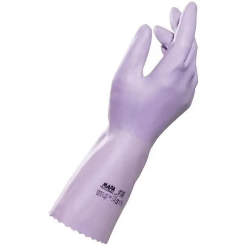 Gant de protection latex support tissu Jerselite 307 parme 31cm