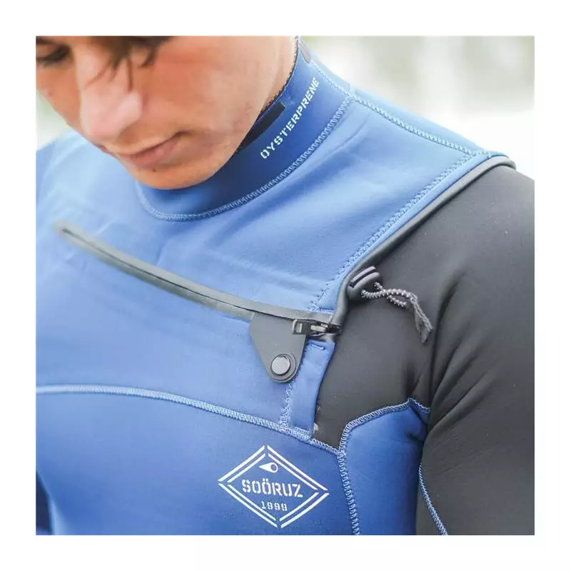 Combinaison intégrale SOORUZ Fighter 4/3 Chest Zip Blue