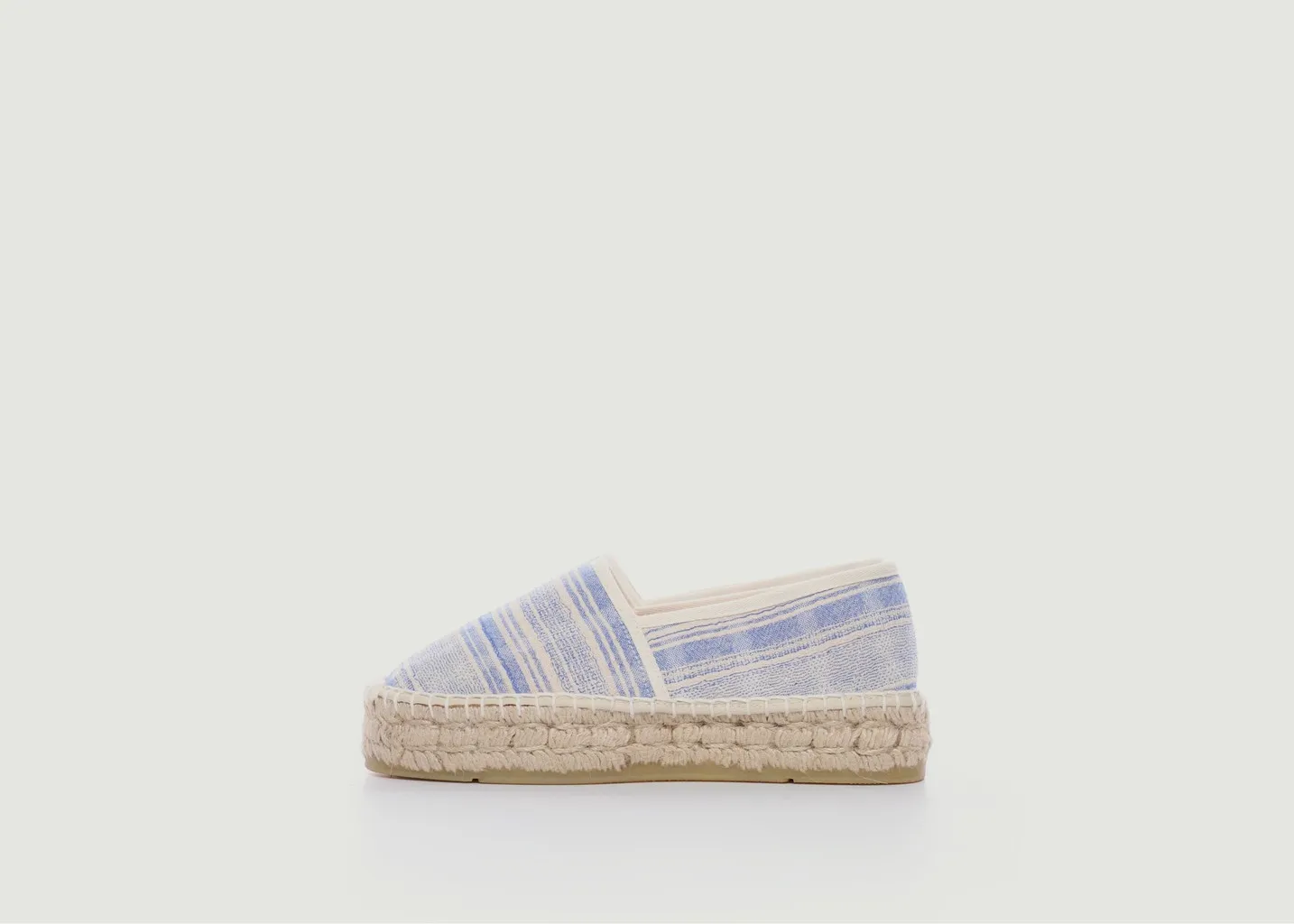 Espadrille Aduna en coton biologique et lin pare gabia