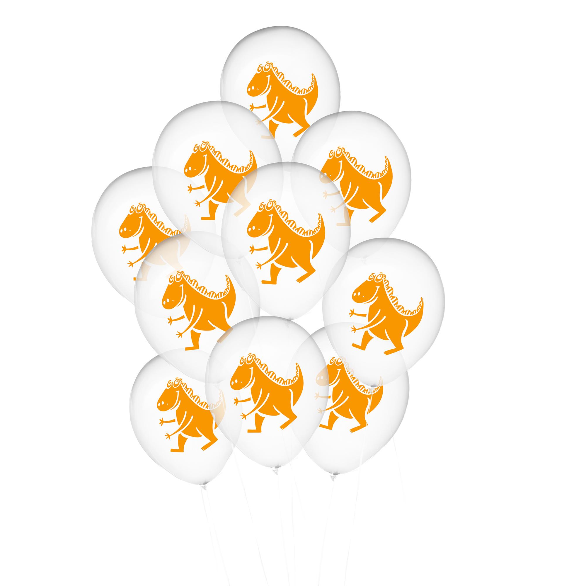 BALLON MOTIF DINOSAURE X10 PIECES