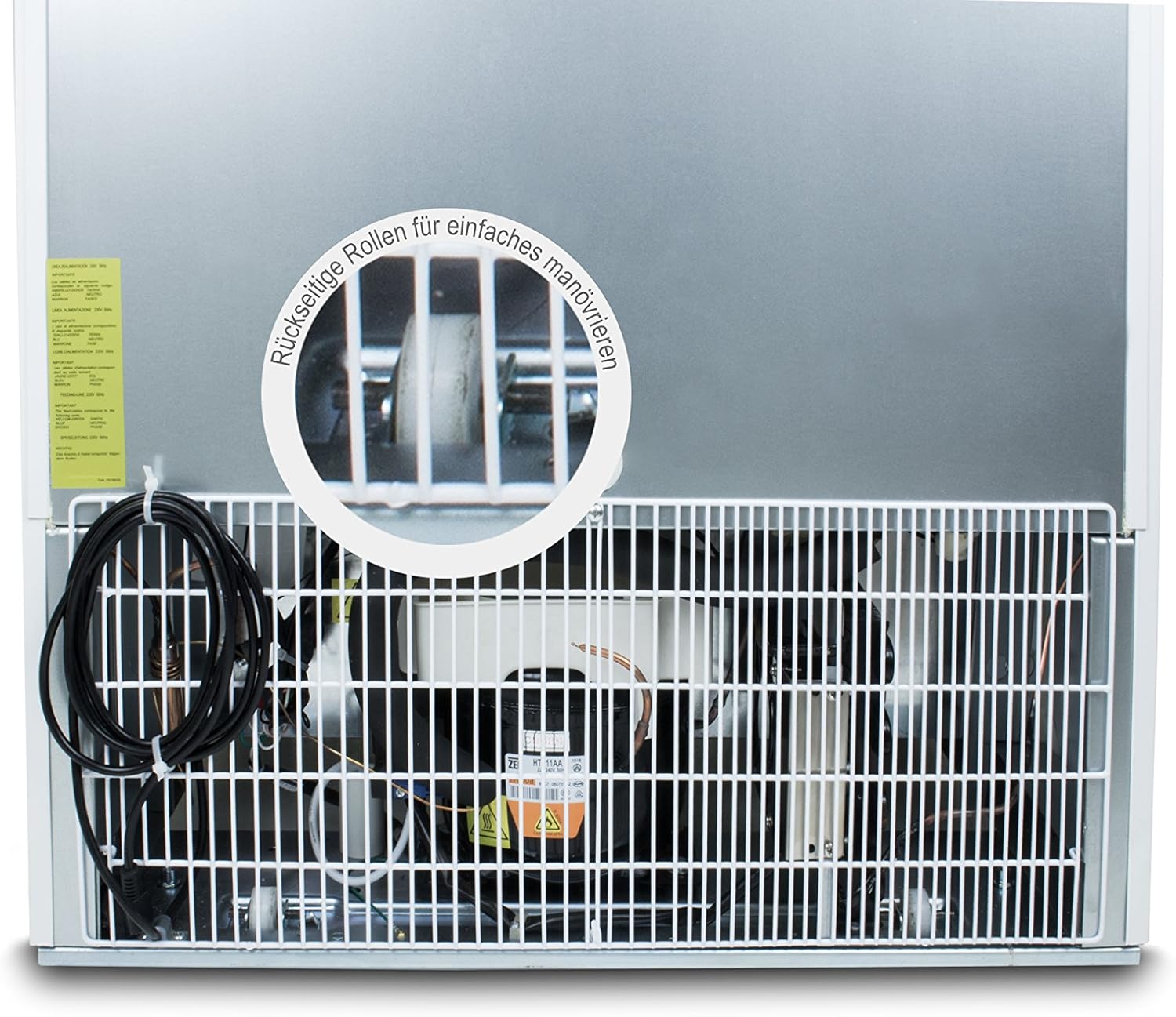 ZORRO Lagerkühlschrank ZHT 600 Liter- Gastro Kühlschrank mit Volltüre - R600A - Digitales Thermostat