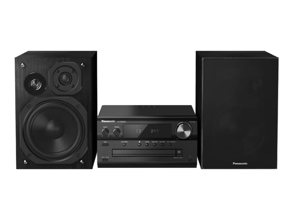 Panasonic SC-PMX92 - Audiosystem - 120 Watt (Total) - sort