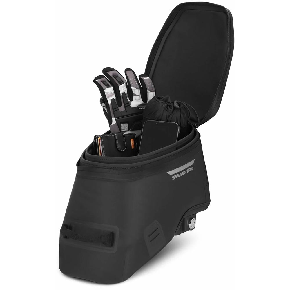 Shad - Sacoche de réservoir étanche TR10CL TERRA Click System Noir