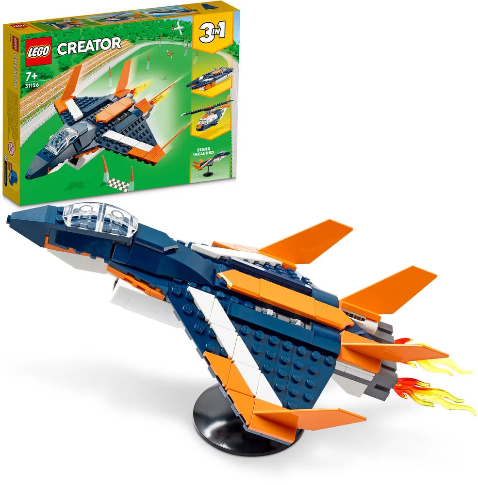LEGO®CREATOR 31126 - L’AVION SUPERSONIQUE