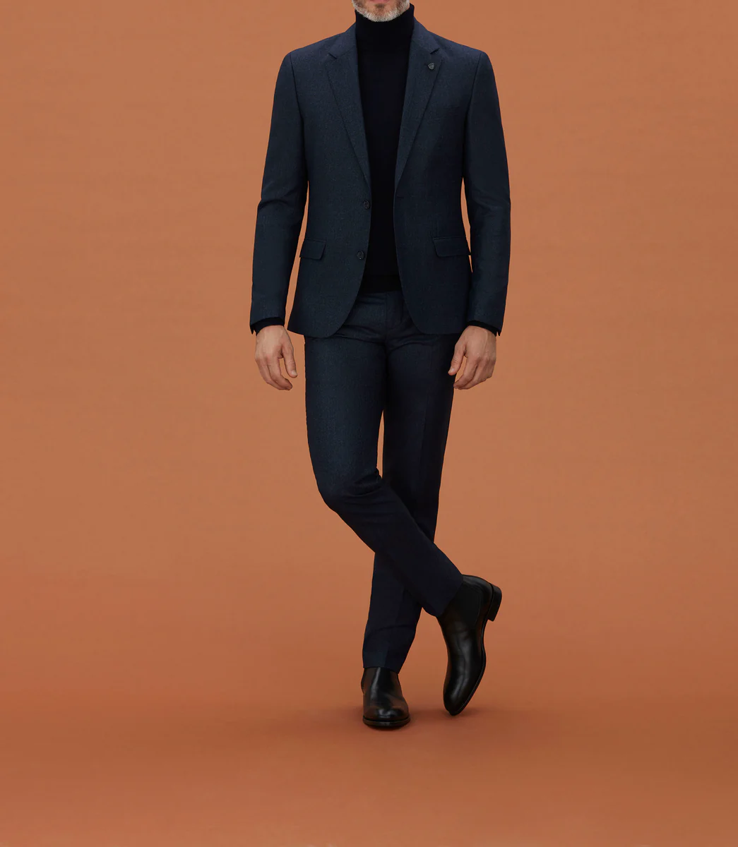 Costume micro motif bleu 