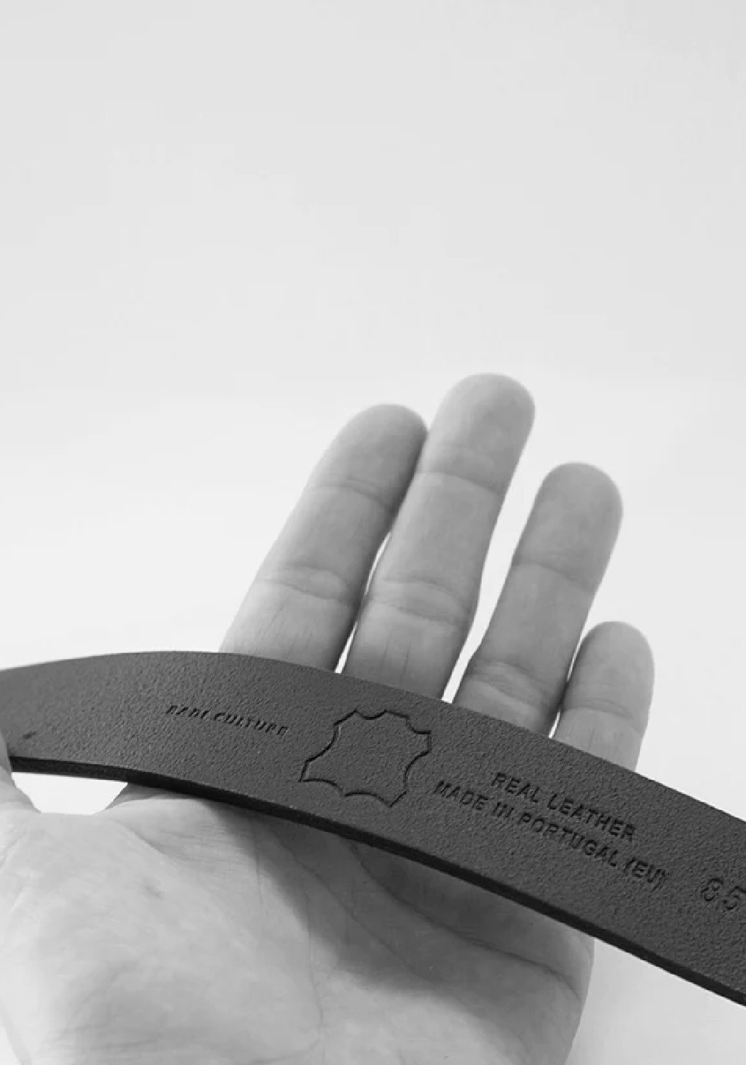 BADI Culture Gürtel Koei Belt Wide Black/Anthracite