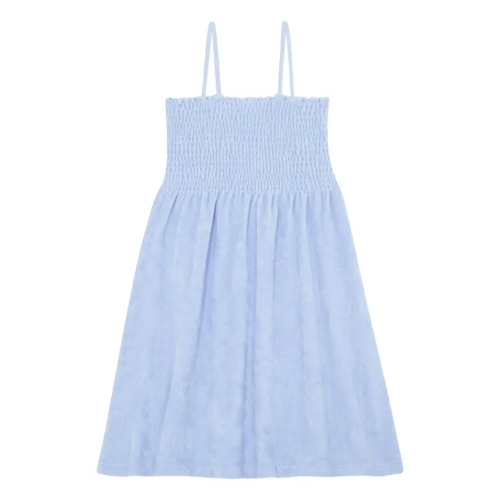 SMALLABLE BASICS Robe Midi Éponge Bio | Ice blue