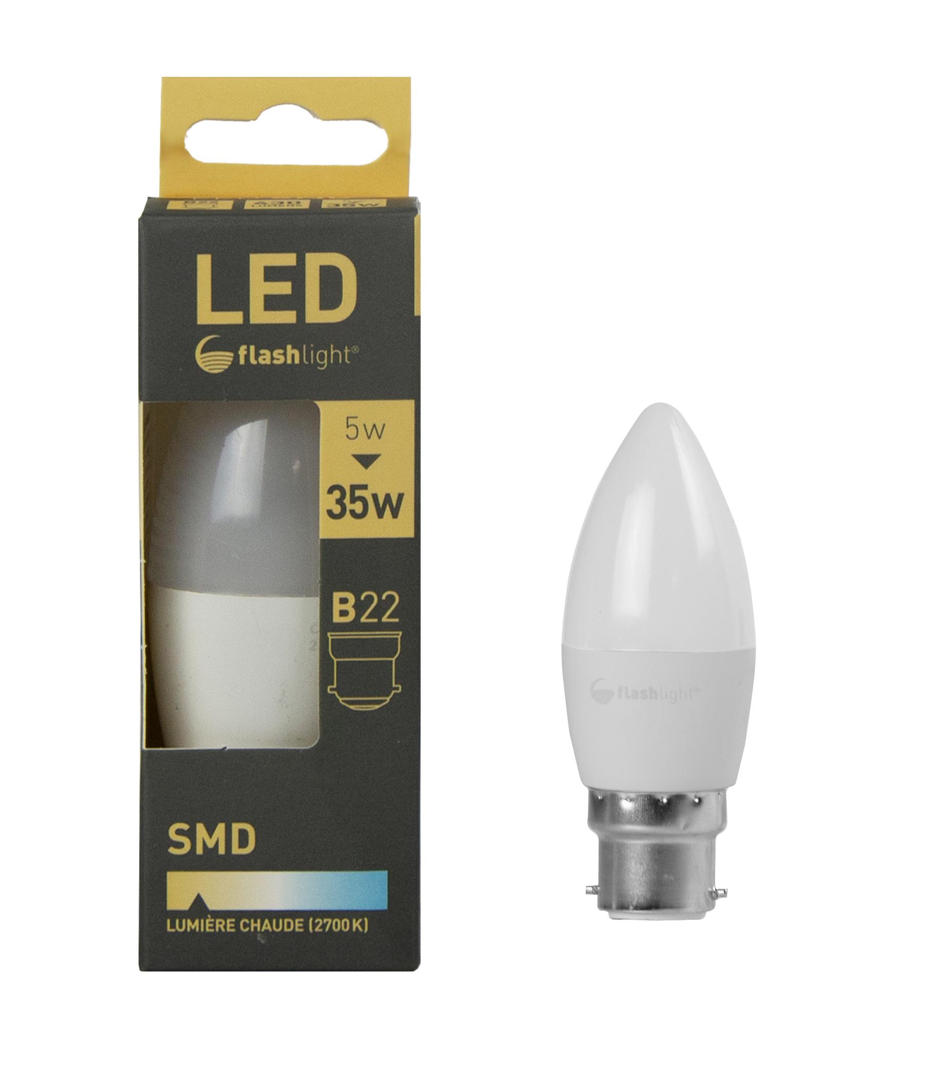 AMPOULE LED BOUGIE B22 5W