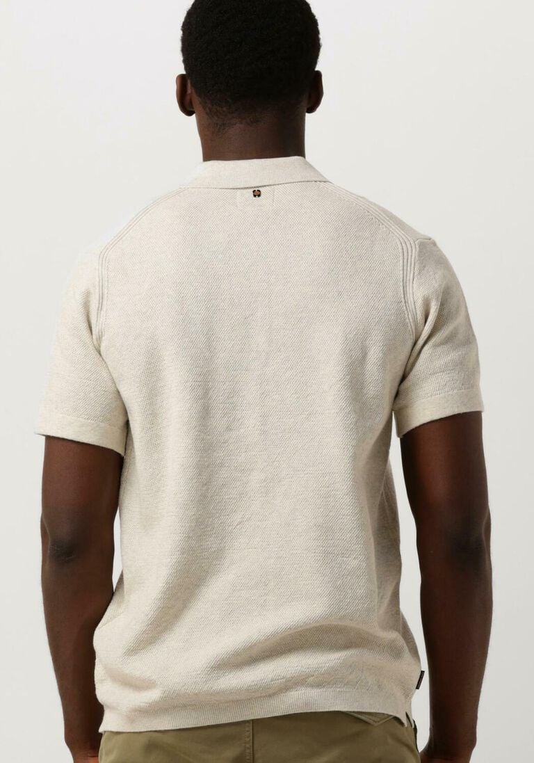 PME LEGEND beige pme legend polo short sleeve polo knitted