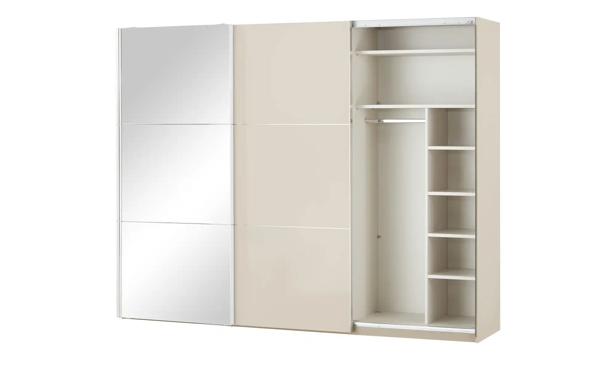 Schwebetürenschrank Ensenso Glas