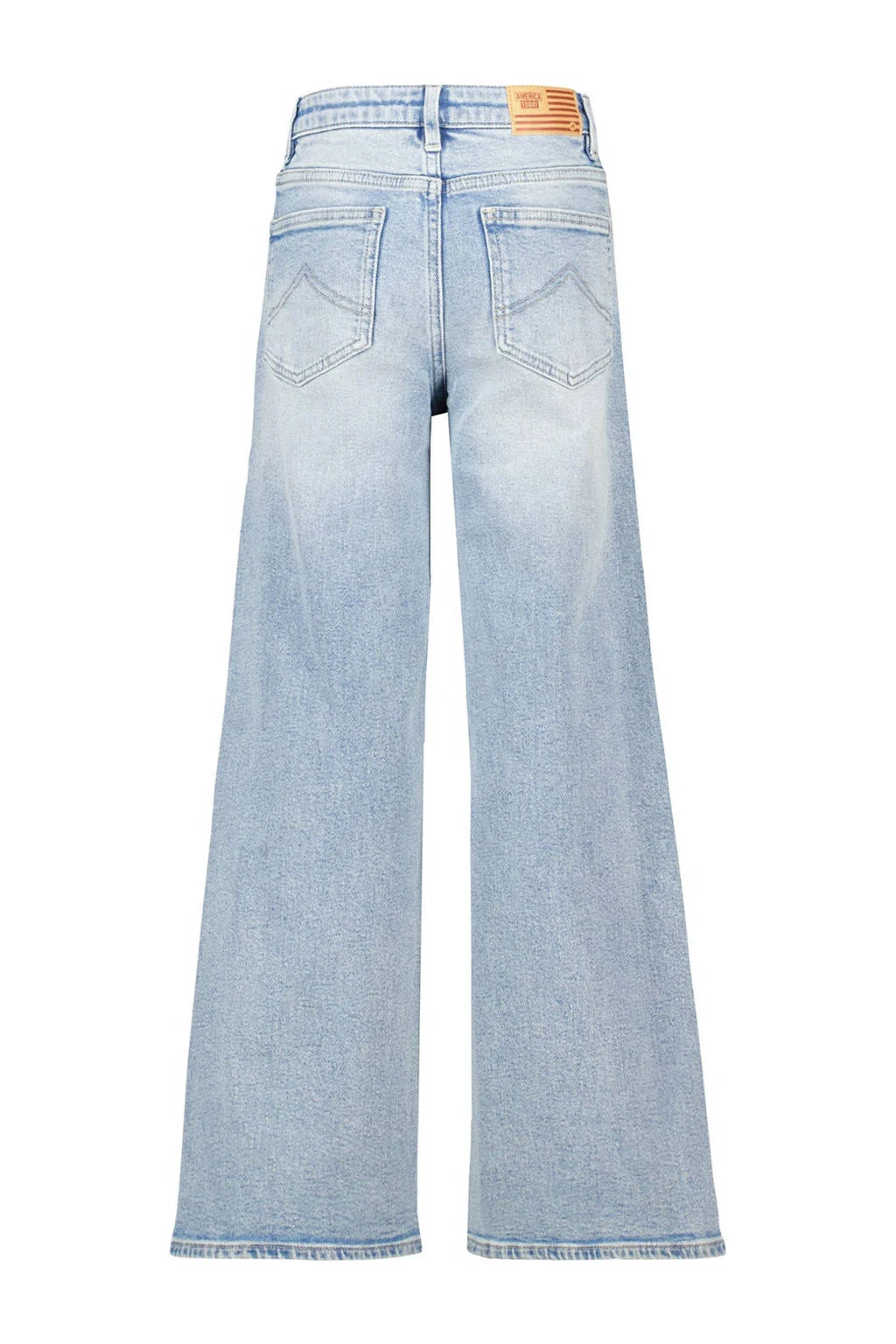 America Today wide leg jeans light blue denim